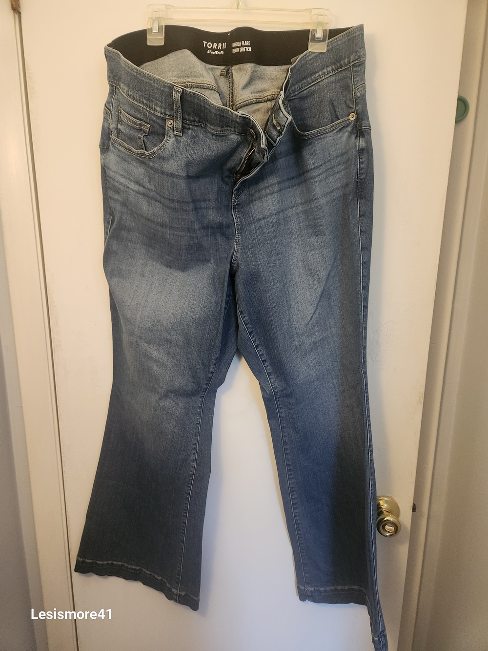 torrid Blue Flare Jeans - Wide Leg Stretch Denim